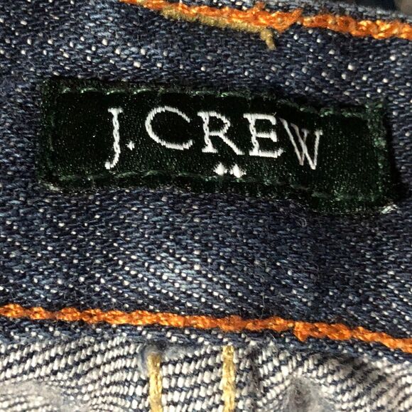 J Crew Jeans Womens 29 Regular Bootcut Low Rise Hipslung Dark Wash Blue Denim - Picture 4 of 12